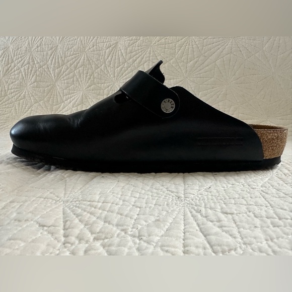 Birkenstock Clogs Men in Color Black Leather in EU size 43 - Picture 10 of 11